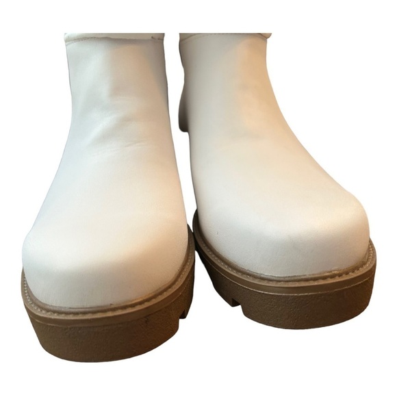 JOURNEE collection Nadine boots in white - Picture 8 of 16